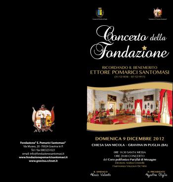 Concerto della fondazione Pomarici Santomasi