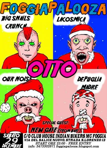 Foggiapalooza 8: Our Noise, Lacosmica, The Big Snails Crunch, De Puglia Madre e New Gate in concerto