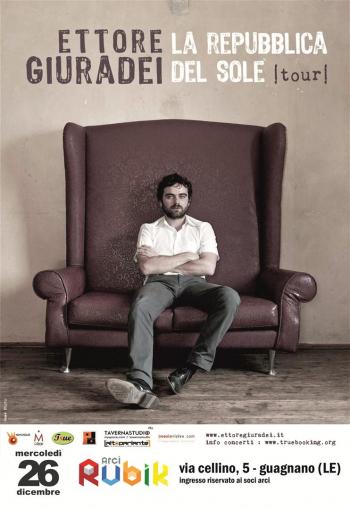Ettore Giuradei live con La Repubblica del Sole in tour