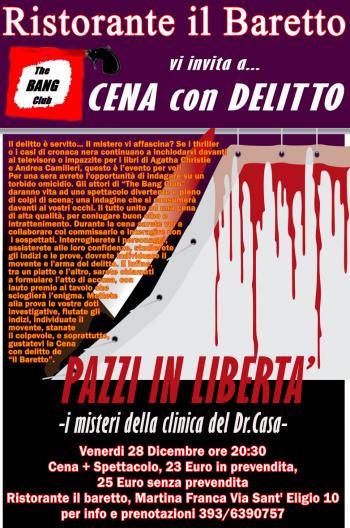 Cena con delitto a il Baretto