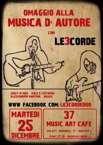 Le3corde - omaggio ai grandi cantautori italiani