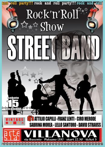 Vintage Night Street Band in concerto Anni 50 Rock N Roll