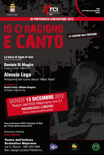 Io ci ragiono e canto – Le canzoni dell’impegno