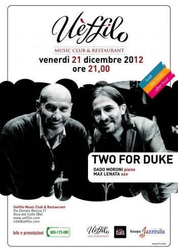 Dado Moroni E Max Ionata in Two For Duke