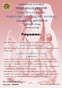 Terra delle Gravine, Terra di racconti e di Canti Pastorali