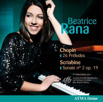 Beatrice Rana e il suo debutto discografico: Preludi di F. Chopin e Seconda Sonata di A. Scriabin 