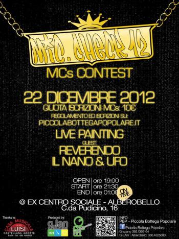 Mic. Check 12 con Reverendo e Il Nano & Ufo 