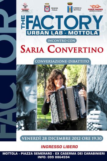 Incontro con Saria Convertino