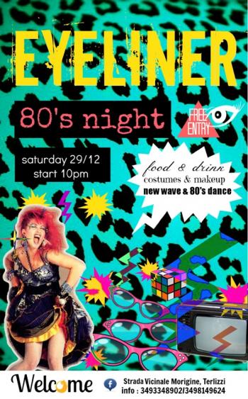 Eyeliner 80's Night