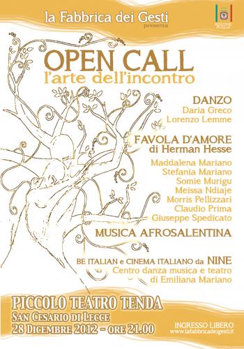 Open Call - L'arte dell'incontro 