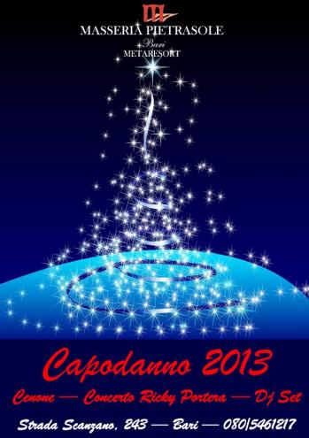 Cenone, concerto di Ricky Portera e dj Set