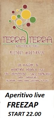 Aperitivo con i Freezap live