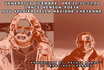 Il poeta americano Lance Henson in libreria