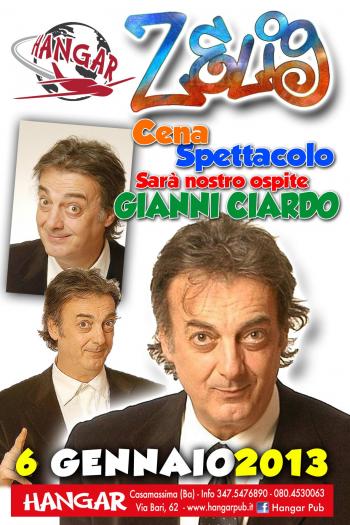 Spettacolo di Gianni Ciardo per la Domenica Live