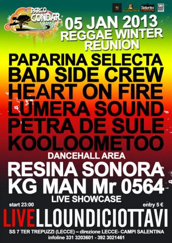 Parco Gondar Reggae Winter Reunion