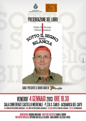 Sotto il segno della bilancia, il libro del "buon" Fabio