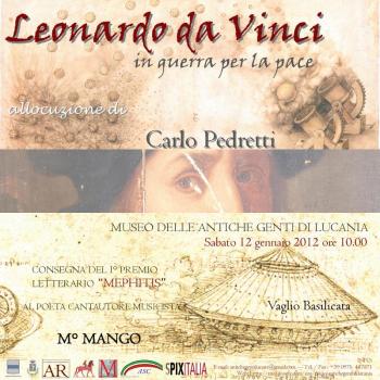 Leonardo da Vinci “in guerra per la pace”
