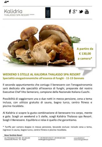 Specialità enogastronomiche all'essenza di funghi
