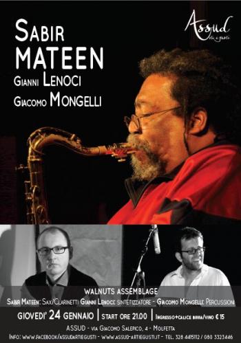 Jazz - Sabir Mateen con G.Lenoci e G. Mongelli