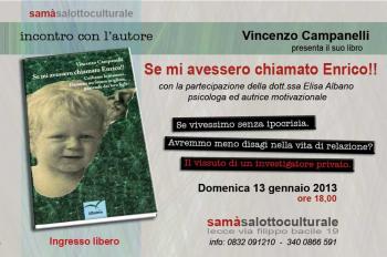 Presentazione del libro 'Se mi avessero chiamato Enrico!!?