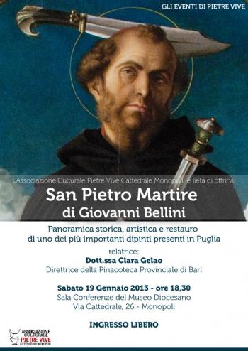 Associazione Pietre Vive:"San Pietro Martire di Giovanni Bellini" 