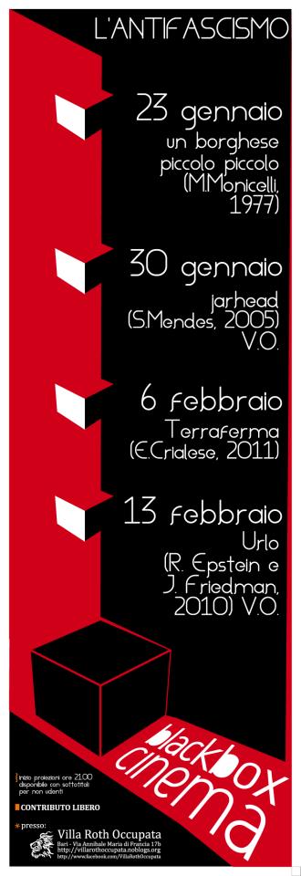 Rassegna Black Box Cinema - L'antifascismo
