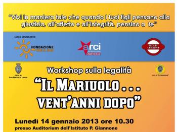 La valigetta di Mario Chiesa. Workshop sulla legalità