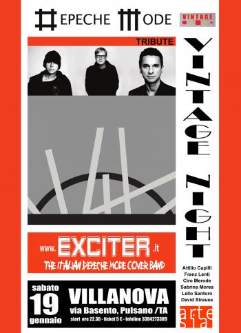   Vintage Night con Depeche Mode Tribute (live) + Capilli - Lenti - Morea - Merode - Santoro - Strauss dj set