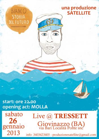 26 gennaio: Bianco live - Opening act - Molla