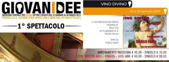 Rassegna Teatrale Giovanidee - Vino DiVino