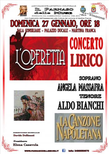 Concerto lirico - l'operetta