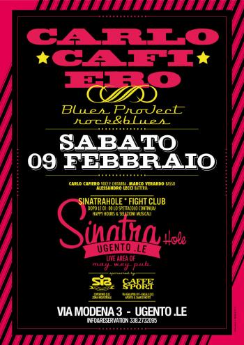 Carlo Cafiero Blues Project in concerto