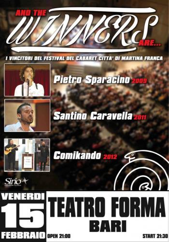 Risollevante Cabaret - And The Winners Are...(i Vincitori Del Festival Del Cabaret di Martina Franca)