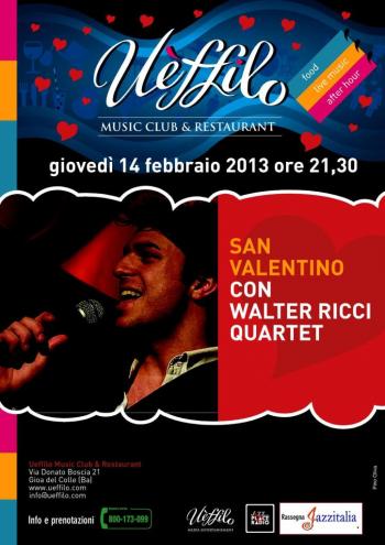 San Valentino Con Walter Ricci Quartet