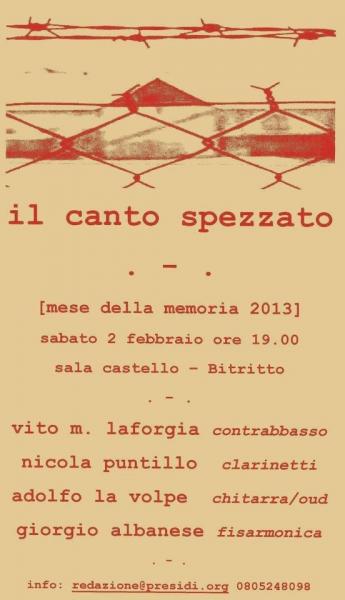 Il Canto Spezzato - i suoni della memoria