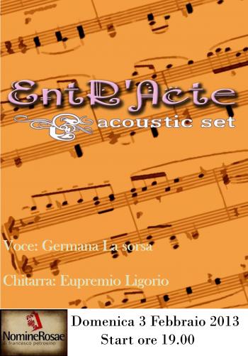 Entr'act aperitivo Musicale