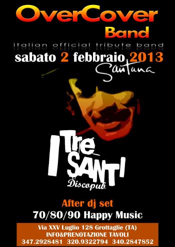 Over Cover Band live Tributo a Santana