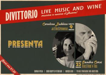 Carolina Bubbico e Sandro Corsi live
