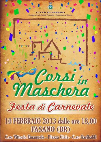 Festa di carnevale - corsi in maschera