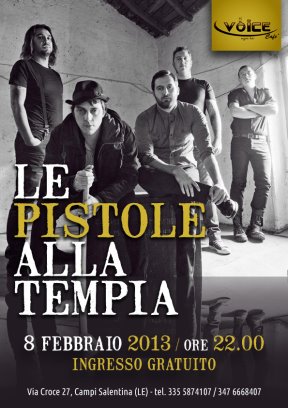Le Pistole Alla Tempia live 