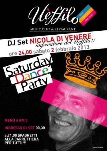 Saturday Dance Party - Nicola di Venere dj Set