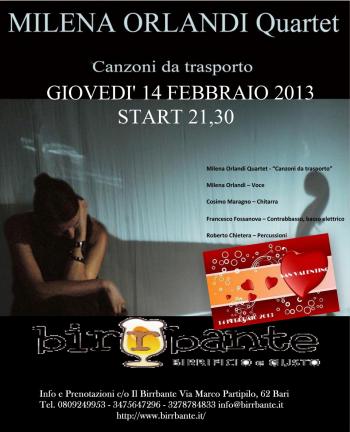 Milena Orlandi in concerto per San Valentino