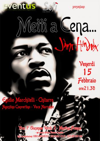 Metti a Cena... Jimi Hendrix (Posticipato a Maggio)