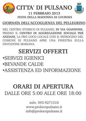 Giornata dell'accoglienza del Pellegrino