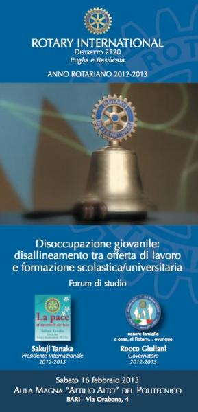 tavola rotonda sul tema "Disoccupazione giovanile: disallineamento tra offerta di lavoro e formazione scolastica/universitaria”