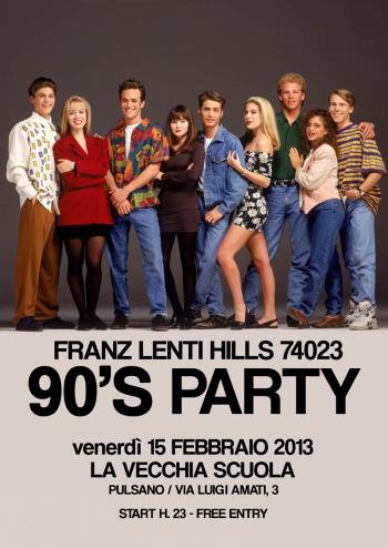 Party Anni 90 con Franz Lenti Dj-Set