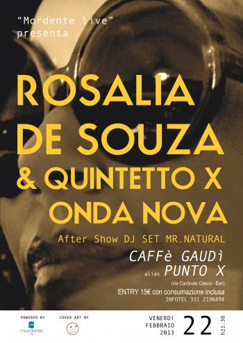 Mordente live presenta Quintetto x e Rosalia de Souza in Nova Onda
