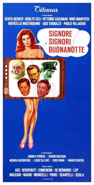Cineforum Libertà “Signore e Signori buona notte” di Age-Benvenuti-Comencini-De Bernardi-Loy-Maccari-Magni-Monicelli-Pirro-Scarpelli-Scola                                                                                                