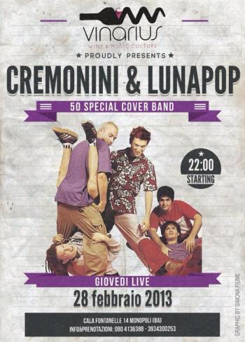 50 Special Tribute Band Cesare Cremonini & Lunapop