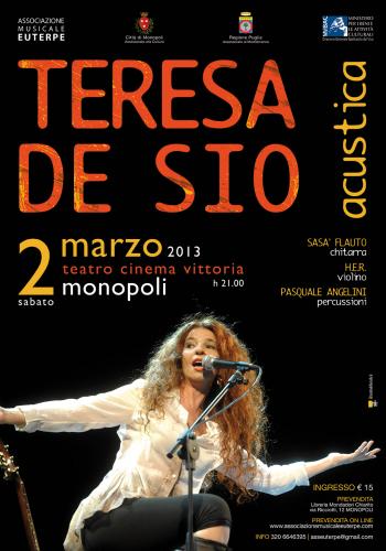 Teresa de Sio, Acustica